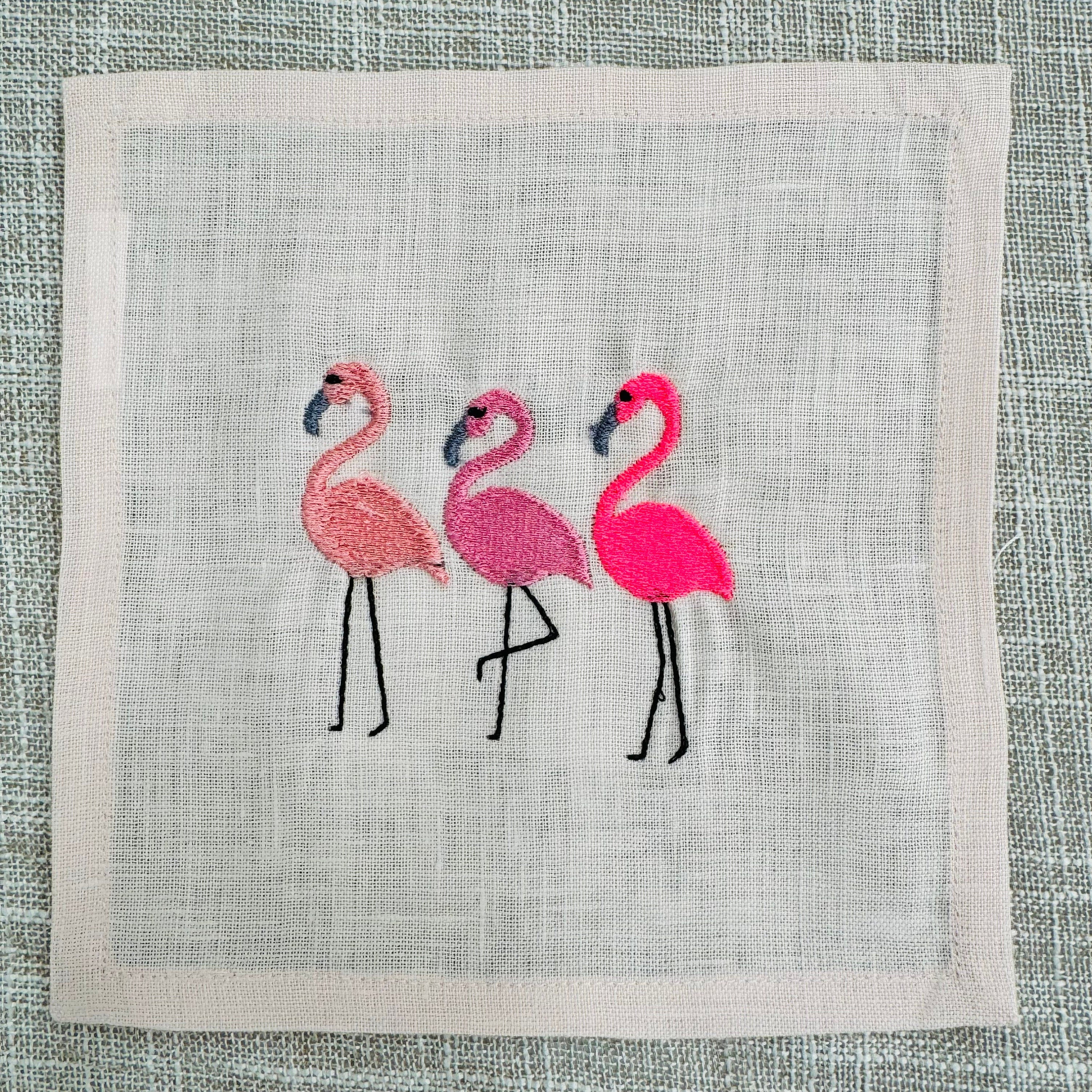 A Flocking Good Time Cocktail Napkin Set