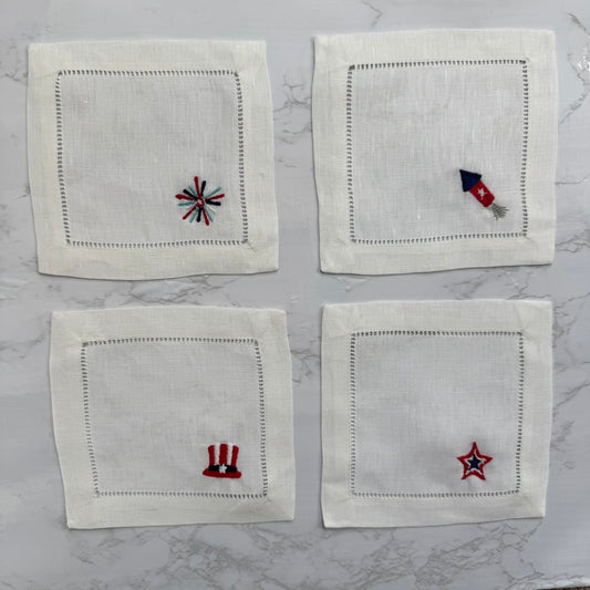 Uncle Sam Cocktail Napkin Set