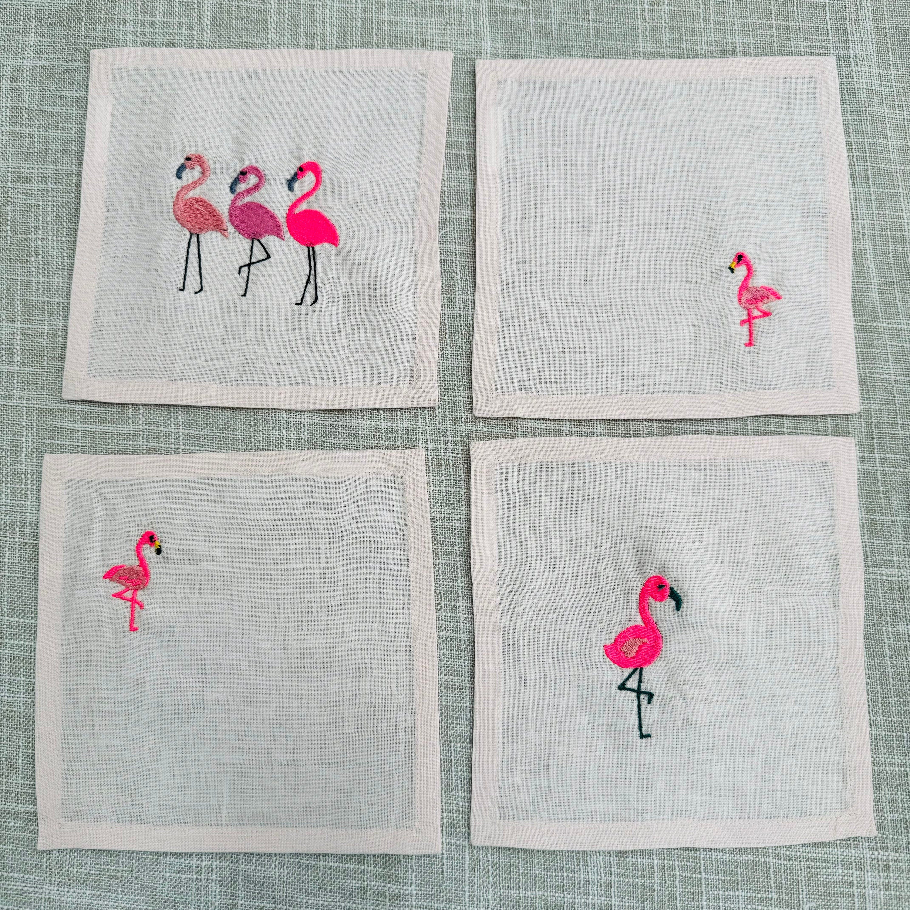 A Flocking Good Time Cocktail Napkin Set