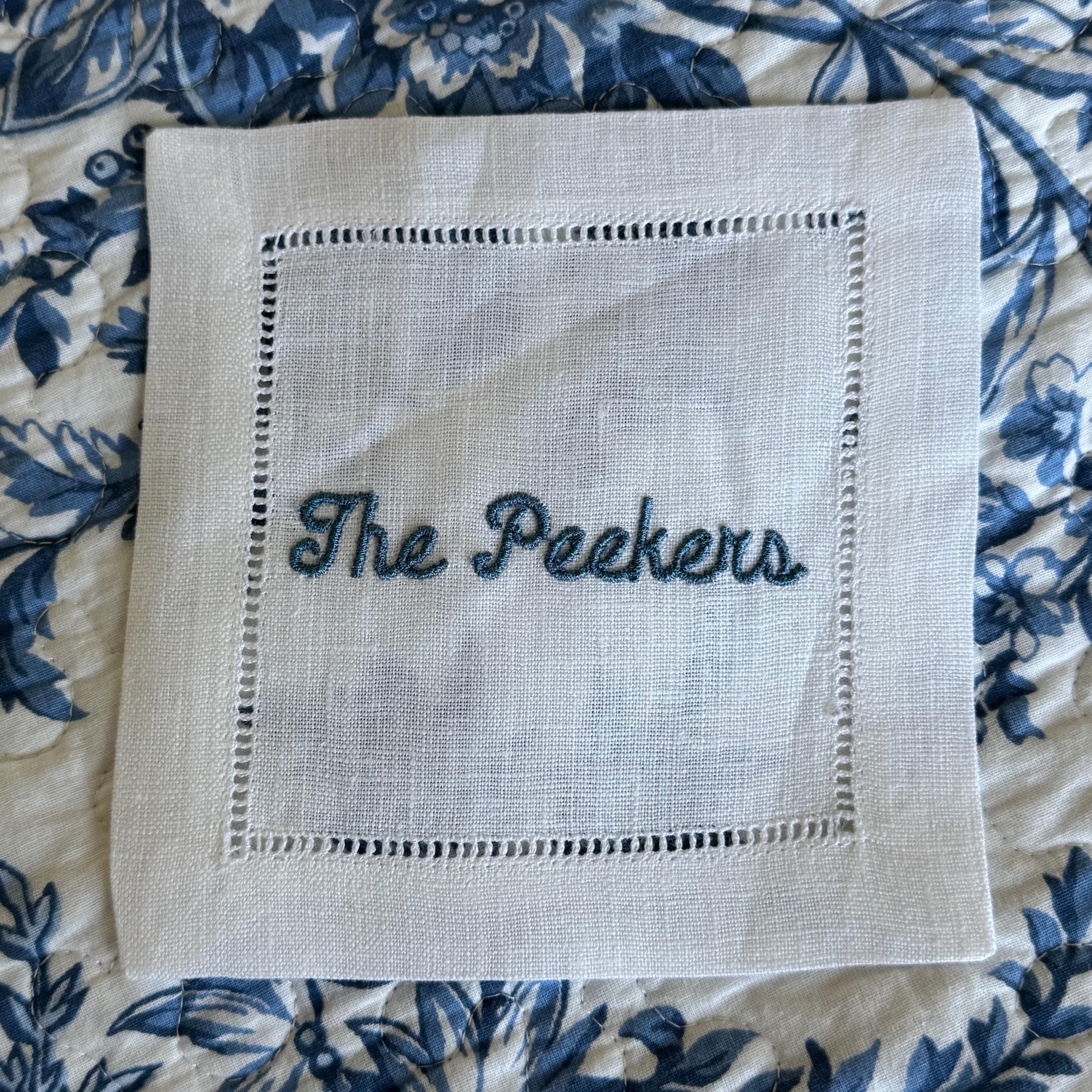 Wedding and Engagement Custom Cocktail Napkin Set